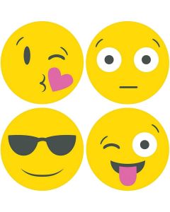 Photo Notes adhésives rondes - 73,6 mm - Motifs d'émojis POST-IT Emoji