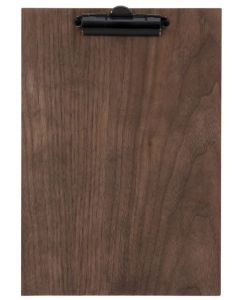 Photo Porte bloc en bois à pince - Format A4 - Marron SECURIT Walnut