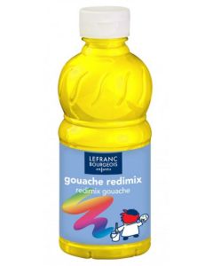 Gouache liquide - Jaune primaire - 250 ml : LEFRANC image