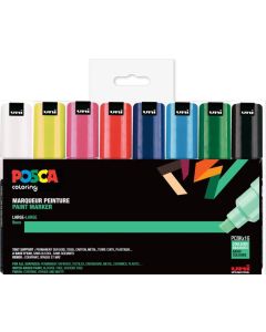 Marqueur peinture - Assortiment POSCA PC1MR Lot de 8