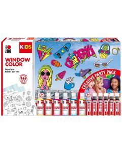 Image Kit de peinture Window Color - Party Pack MARABU Kids