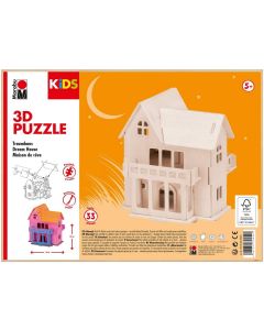 Photo Puzzle 3D en bois - Maison de rêve MARABU KIDS