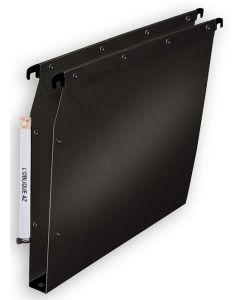 Photo Dossiers suspendus - 30 mm - Noir : L'OBLIQUE Lot de 10