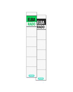 Photo Etiquettes Dos de classeur - 30 x 190 mm - Blanc : ELBA Lot de 10