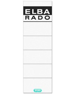 Photo Etiquettes pour dos de classeur - 59 x 190 mm - Blanc : ELBA 100551826