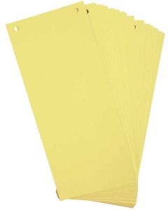 Intercalaires bristol - 240 x 105 mm - Jaune : EXACOMPTA Lot de 100