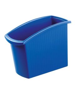 Photo Corbeille à papier rectangulaire 18 litres - Bleu : HAN MONDO 1840-14