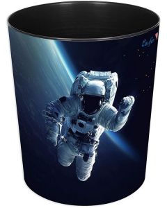 Photo Corbeille à papier - 13 litres - Astronaute LAUFER