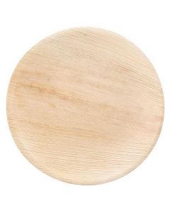 Assiette 20 cm en feuilles de palme NATURE STAR Lot de 25