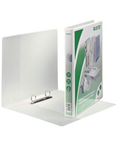 Photo Classeur personnalisable 2 anneaux - Dos de 38 mm - Blanc LEITZ