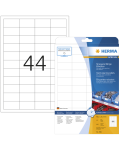 Image Étiquettes adhésives ultra résistantes - 48,3 x 25,4 mm - Blanc HERMA