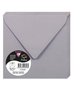 Photo Enveloppe POLLEN Gris Koala Format  140 x 140 mm 5328C
