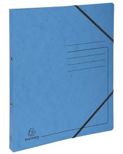 Photo Classeur 2 anneaux - Carte imprimée - Dos 20 mm - Turquoise EXACOMPTA