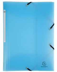 Photo Chemise A4 à élastiques en PP - Bleu EXACOMPTA Chromaline Pastel