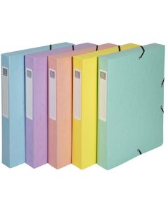 Photo Boîte de classement - Dos 40 mm - Assortiment EXACOMPTA Aquarel Image