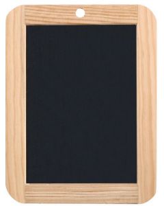 Photo Ardoise noire avec cadre en bois - 145 x 190 mm : WONDAY
