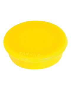 Photo Lot de 10 Aimants ronds - 24 mm - Jaune : FRANKEN