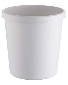 Corbeille à Papier 18 litres - Plastique Gris HELIT H6105882