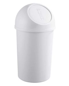 Photo Corbeille à papier avec couvercle 45 litres - Gris clair : HELIT H2401382