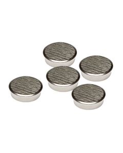 Photo Aimants ronds - 16 mm - Chrome FRANKEN HM16CR/5 Lot de 5