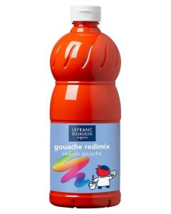 Photo Gouache liquide - Rouge vermillon - 1000 ml LEFRANC