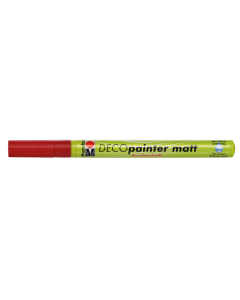Photo MARABU  Deco Painter Matt 01220031125 : Marqueur décoratif  - Rouge cerise utilisation