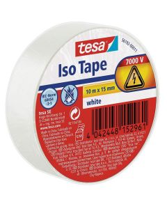 Photo TESA 56192-00011-01 : Ruban adhésif isolant - ISO TAPE - 15 mm x 10 m - Blanc