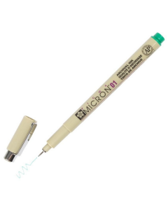 Photo Stylo feutre à pointe fine - 0,25 mm - Vert : SAKURA Pigma Micron 01