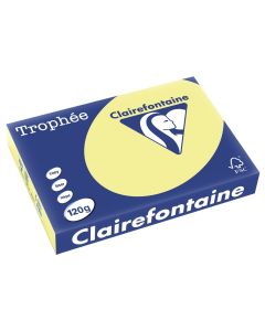 Ramette de papier de 250 feuilles A4 120g - Jonquille : CLAIREFONTAINE Trophée image