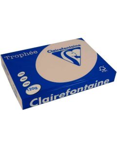 Papier de 250 feuilles A4 120g - Saumon CLAIREFONTAINE Trophée