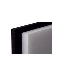 TRANSOTYPE 25 plaques de mousse - 500 x 700 mm - Blanc Carton plume détails