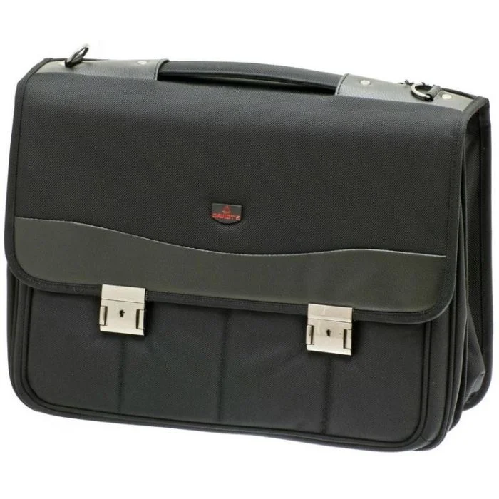 Sacoche Ordinateur 17 pouces MONTE-CARLO Noir DAVIDT'S VENTES-PRO